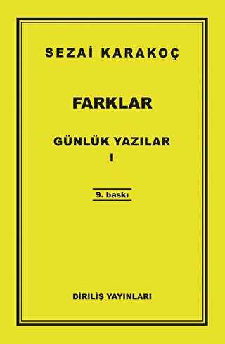 Gnlk Yazlar 1 - Farklar