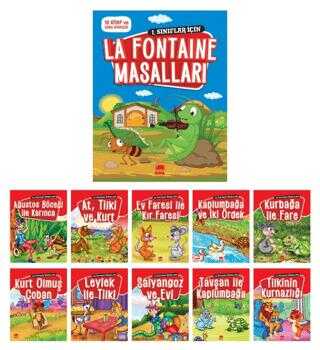 La Fontaine Masallar 10 Kitap+Soru Kitap