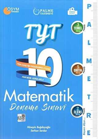 Palme Yaynclk - Bayilik Palme YKS TYT Matematik 10 Deneme Palmetre Video zml