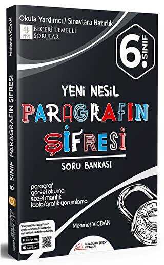 Paragrafn ifresi Yaynlar 6. Snf Paragrafn ifresi Soru Bankas