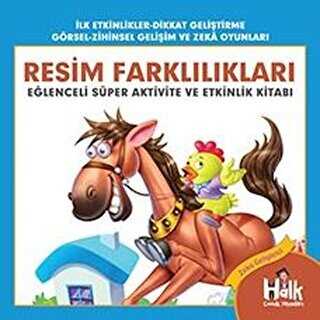 Resim Farkllklar - Elenceli Sper Aktivite ve Etkinlik Kitab