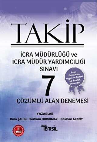 Temsil Kitap Takip cra Mdrl ve cra Mdr Yardmcl Snav zml 7 Alan Denemesi