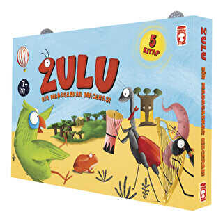 Zulu ile Bir Madagaskar Maceras - Set 5 Kitap Takm